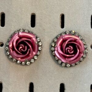 Sabika Rose Stud Earrings